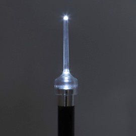 4pcs Ear Checking Penlight Replacement Tips, Bright Lighting, Convenient Use, Easy Install, Excellent Plastic, Fitting Penlight Accessories for Ear Wax Removal,