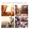 Mini Square Camping Stove Compact Folding Wind Proof Outdoor Backpacking
