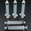 30 Pack 10ml Syringes Luer Lock with Measurement, Plastic Syringe