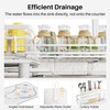 SNTD Dish Drying Rack - Extendable Dish Rack, Large Sink