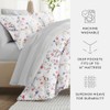 LINENS & HUTCH Bedding Bundle, Patterned Microfiber Comforter Set and