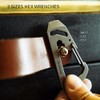 MecArmy EH3 EDC Keychain Carabiner, Crowbar/Allen Key/Bottle Opener (Titanium)