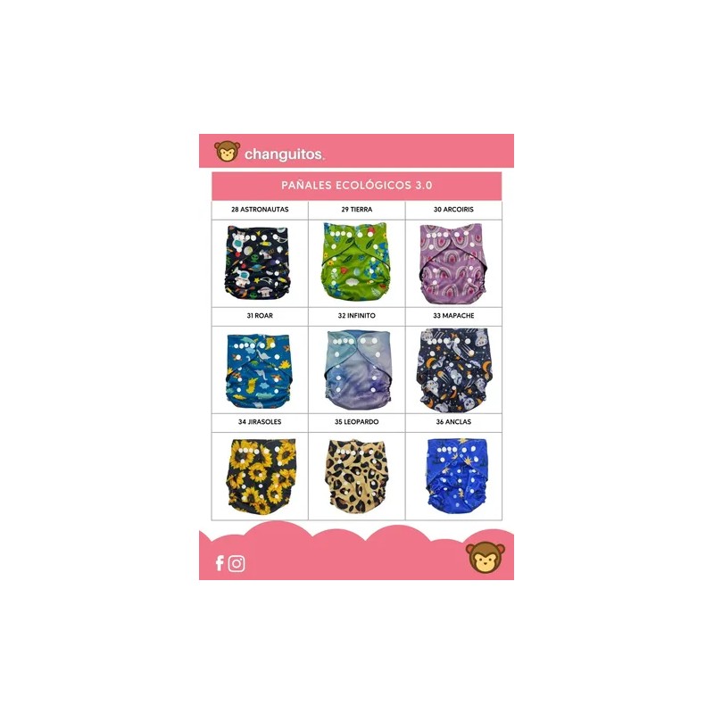 Paquete 5 Pañales Absorción Pro 3.0