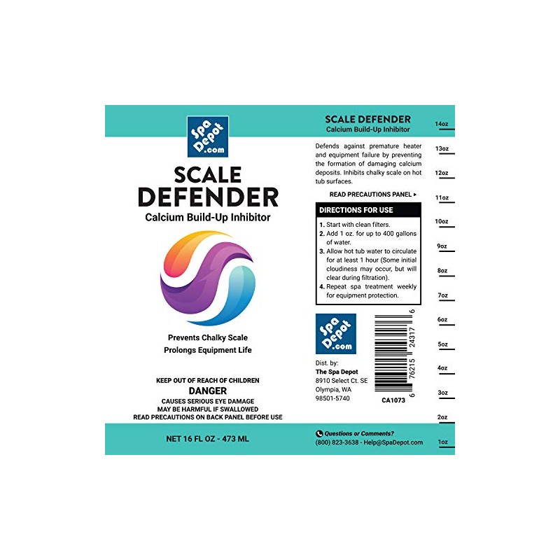Spa Scale Defender - Hot Tub Calcium Lime Buildup Preventer