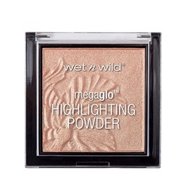 Wet n Wild MegaGlo Highlighting Powder Tono Precious Petals 5.4 g | Iluminador en Polvo Compacto de Alta Pigmentación, Acabado Radiante y Natural | Glow Glitter Duradero para Rostro y Cuerpo | Vegano y Cruelty Free