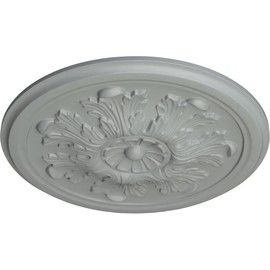 12 3/4"OD x 7/8"P Legacy Acanthus Ceiling Medallion (Fits Canopies up to 3 1/2") (color may vary)