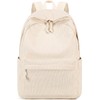BLUBOON Backpack for Women School Backpack Travel Hiking (Corduroy Beige)