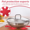 JAWUZ 6 Stück Pfannenschoner, Pfannenschutz Stapelschutz, Topf organizer, Pfannenschoner filz,