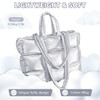 Bagtopia Puffer Tote Bag for Women, Large Quilted Puffy Handbag,