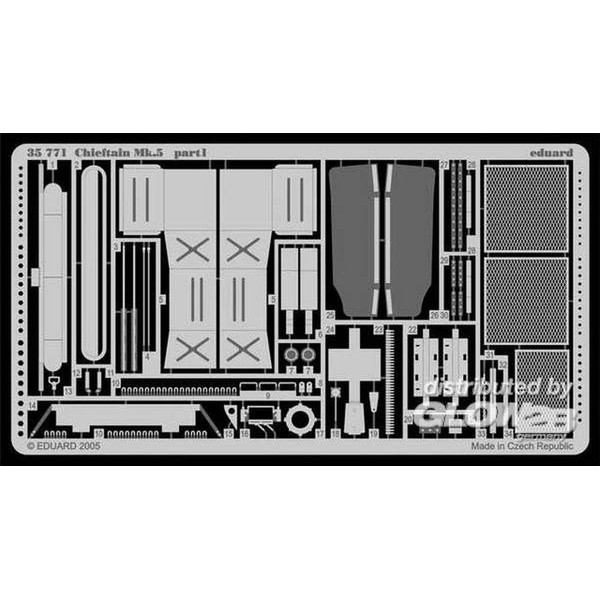 Eduard Accessories 35771 Model Making Accessories Chieftain Mk. 5 for
