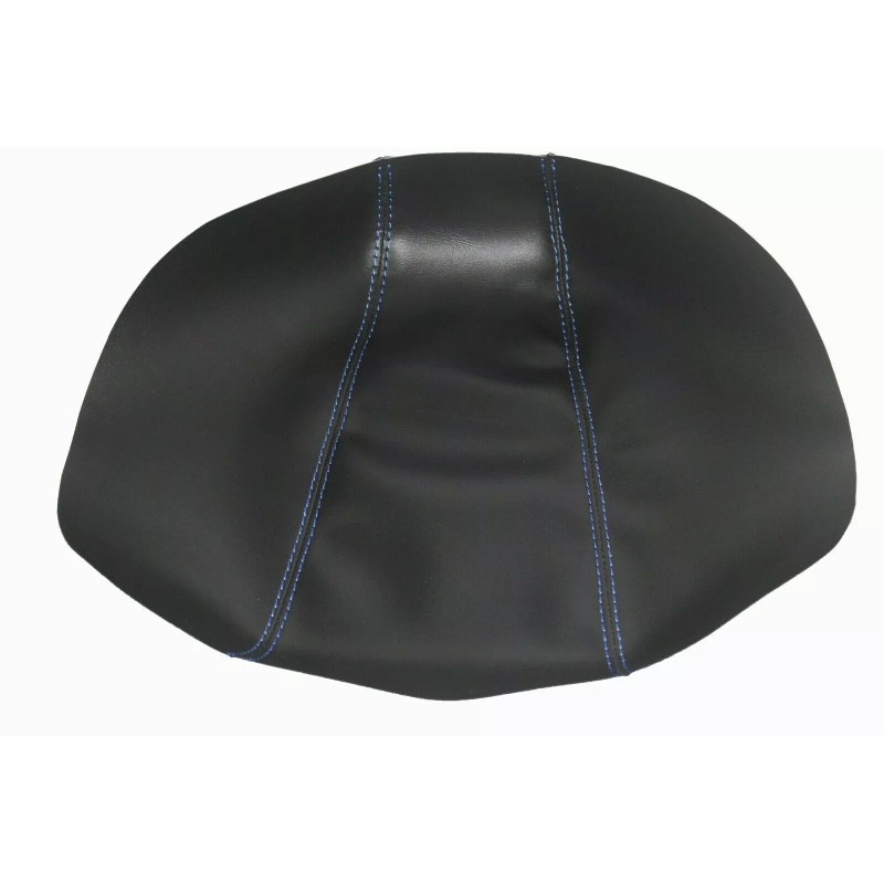 Kar Designers Leather w/Blue Stitch Center Console Lid Armrest Cover