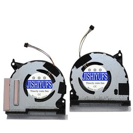 JISHIYUFS New CPU + GPU Cooler for ASUS ROG Ally(2023)RC71L FQW1 FQWO 13NR0GY0M02012 6033B0126701 DFS150705B10T 13NR0G Y0M01012 6033B10T 12660 1 x DFS5F22B049546 DC5V 0.5A