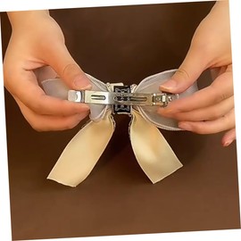 Ipetboom Bow Hair Clip for Women Elegant Barrette Bowknot Design for Parties Weddings and Everyday Wear Hair Accessory for Girls and Women