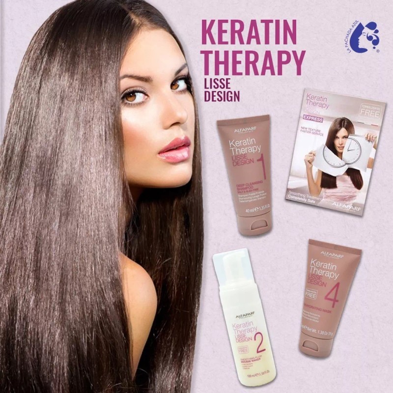 Alfaparf Kit Shampoo + Acondicionador Alisado Keratina Alfaparf Lisse