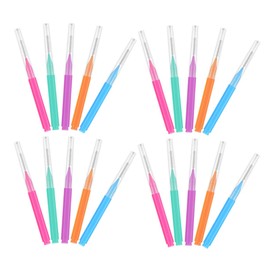 BUGUUYO 2sets 50pcs Interdental Brushes for Ergonomic for Between Gentle Oral Particle Removal for Daily Hygiene 50pcs*2