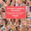 Dazhqp Set di 15500 perline da infilare, 96 colori perline