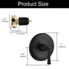 BEIYI Matte Black Shower Handle Valve, Single-Handle Bathroom Control Valve