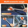 Windshield Interior Cleaner Tool - Auto Glass Wash Brush with