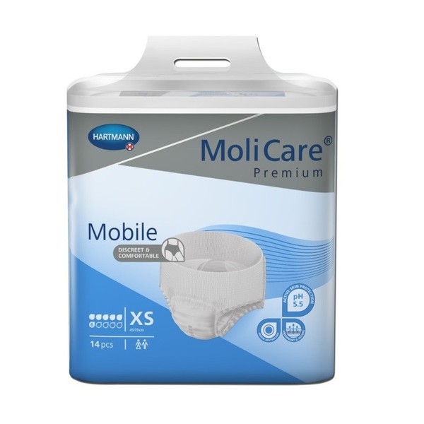 Molicare Premium Mobile 6 Drops - Extra Small X 14 (Limit 4 per order)
