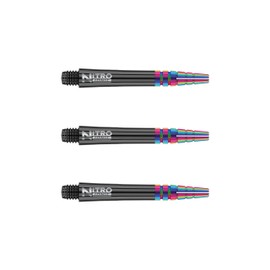 RED DRAGON Nitrotech Ionic Short Stems - Black - 2 sets per pack (6 Stems in total)