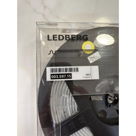 Ikea LEDBERG LED 197"- 5 Meter White Flexible Light Strip 003.597.15 NEW