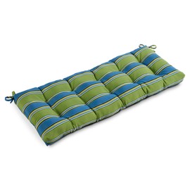 South Pine Porch Outdoor 51x18-inch Bench Cushion, Cayman Stripe