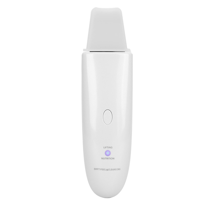 Household Ultrasonic Skin Scrubber Blackhead Removal Face Pore Cleanser InstrumentWhite