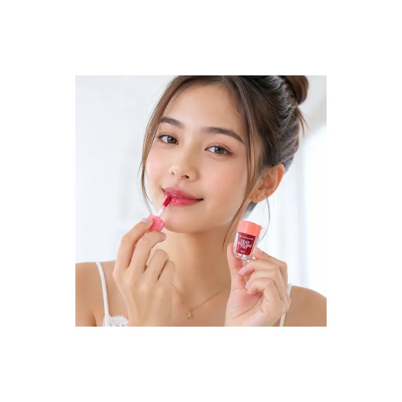 12 Piezas Labial Lip Gloss Tinta Coranea Rojo Brilloso