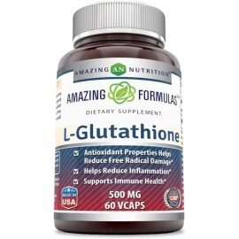 L Glutatión Reducido 500 Mg - 60 Cápsulas Antioxidante Eg G9 Sabor Sin Sabor