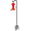Gtongoko Tall Shepherds Hook for Outdoor, 108 Inch Bird Feeder