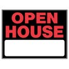 Hillman 842182 Open House Sign with Space for Fill in, Black and Red Plastic, 15x19 Inches 1-Sign