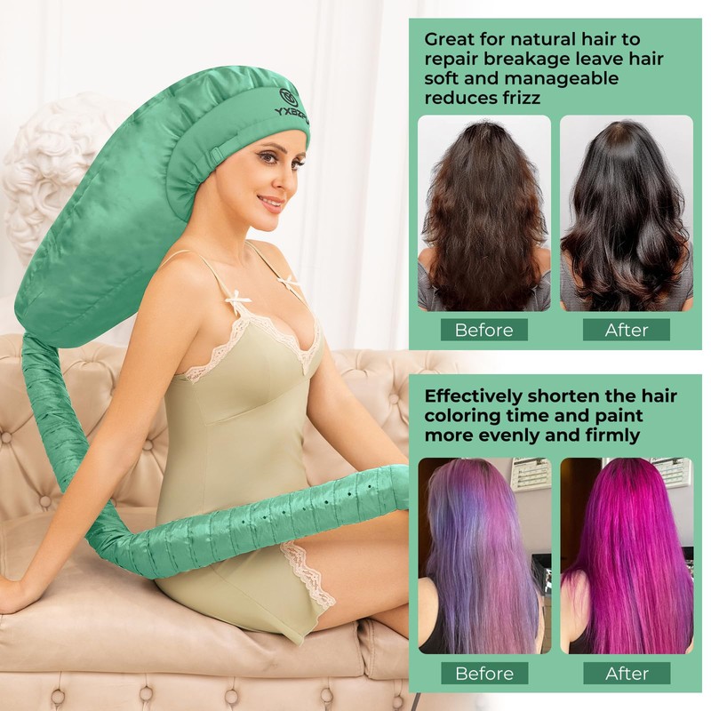 Bonnet Hair Dryer,Hooded Hair Dryer Attachment, Dryer Hooded Diffuser Cap