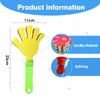 EAPMGQR Pack of 4 Hand Clappers, Plastic Noisemaker, Hand Clapper