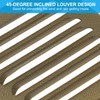 PATIKIL 6x6 Inch Aluminum Vent Cover, 2pcs Screen Air Grille