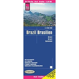 Reise Know-How Landkarte Brasilien / Brazil (1:3.850.000): reiß- und wasserfest (world mapping project)