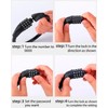 Bike Lock Resettable Combination Cable Lock for Bicycle, Scooter and