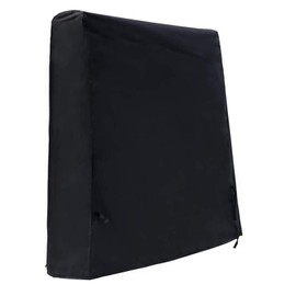 Table Tennis Cover, Outdoor Waterproof Ping Pong Table Cover Folding Table Tennis Cover 72.8 x 65 x 27.5 in Black