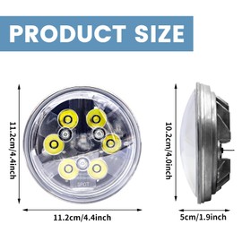 YnGia PAR36 LED Light White Aviation Grade Aircraft Landing Light Taxi Light Tractor Light Farming LED Work Lamp