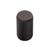 2 PACK | Knurled Cylindrical Cupboard Door Knob - 18mm