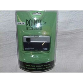 Pointe International 2.0 USB Card Reader with 3 port hub BRAND NEW & SEALED