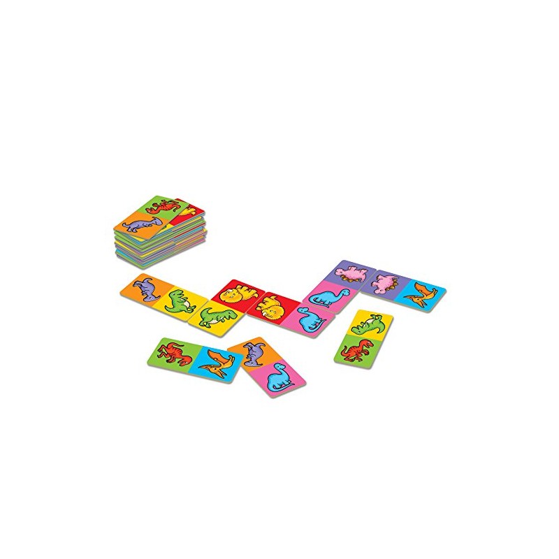Orchard Toys Domino dei Dinosaur, Educational Game for Children from