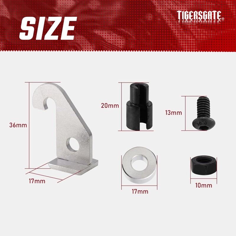TIGERSGATE Twin Cam Easy Pull Clutch Lever Kit Designed for