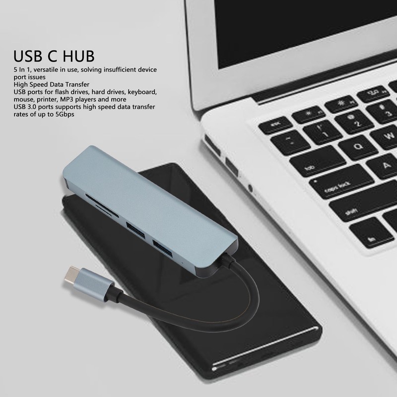 USB C Hub 4 Ports USB 3.0 Hub with 5Gbps