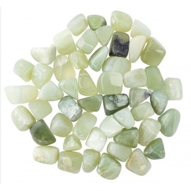 Sacred Essence Jade 2-3cm Healing Crystal Tumblestone - Soothing Harmonious & Protective