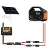 Jienk 1ft 10AWG Solar Panel Connector Cable, SAE to MC-4