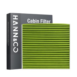 HANN&CO Activated Carbon High Flow HEPA Cabin Filter With Braided Stitching Process For Toyota，Lexus，Land Rover，Jaguar，Subaru Replacement CF10285，CP285（HCC1011）
