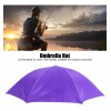 Generic Sombrero Paraguas Adulto Impermeable Plegable Púrpura