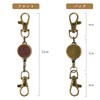 LanFly Reel Keychain, Reel Strap, Extendable, 13.8 inches (35 cm),