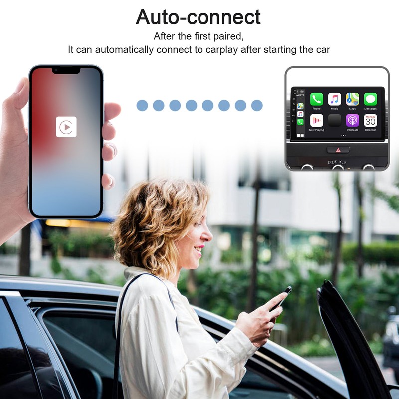 Car Wireless Adapter Wired to Wireless Car Wireless Dongle for