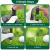 Beauyist HeightRight Adjustable Golf Tee Height Tool, Aluminum Golf Tee